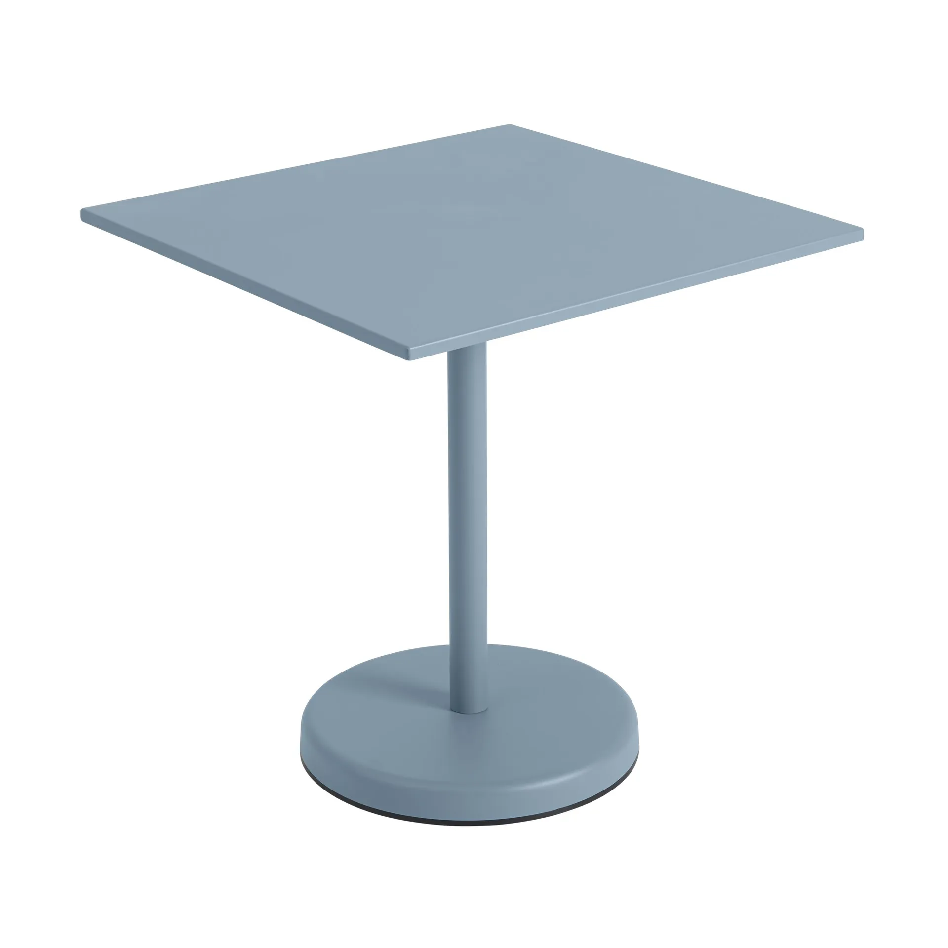 리니어 스틸 카페 테이블 V2 70x70 cm Pale blue,  Muuto