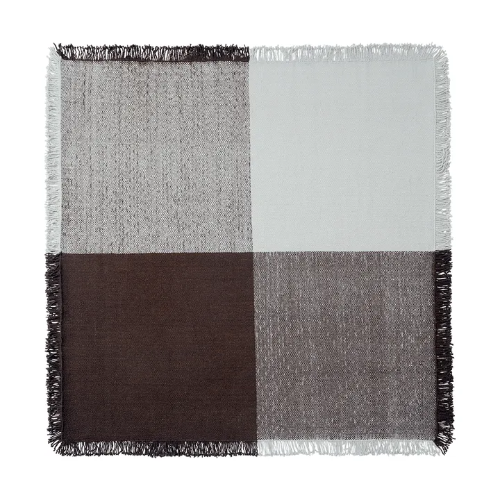 Verso 울 러그 - Cool grey-dark brown, 258x258 cm - Muuto | 무토