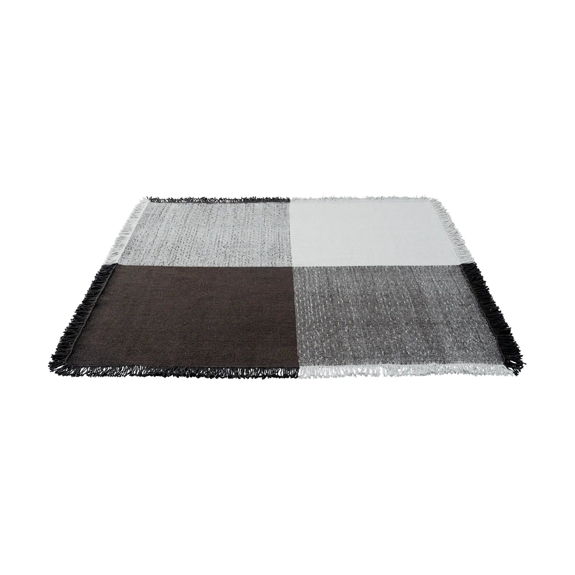 Verso 울 러그, Cool grey-dark brown, 258x258 cm Muuto | 무토
