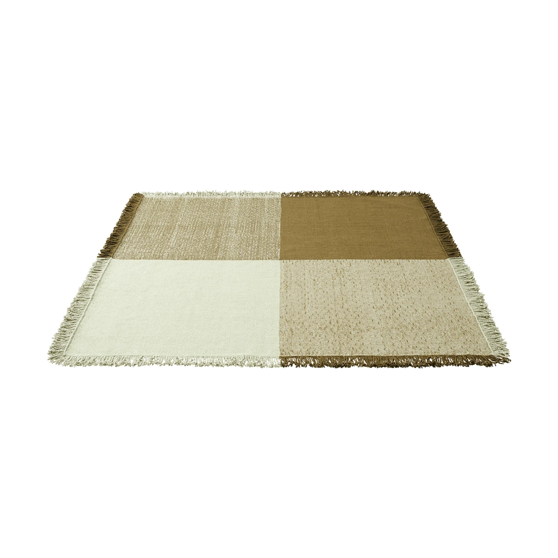 Verso 울 러그, Pale green-warm brown, 258x258 cm Muuto | 무토