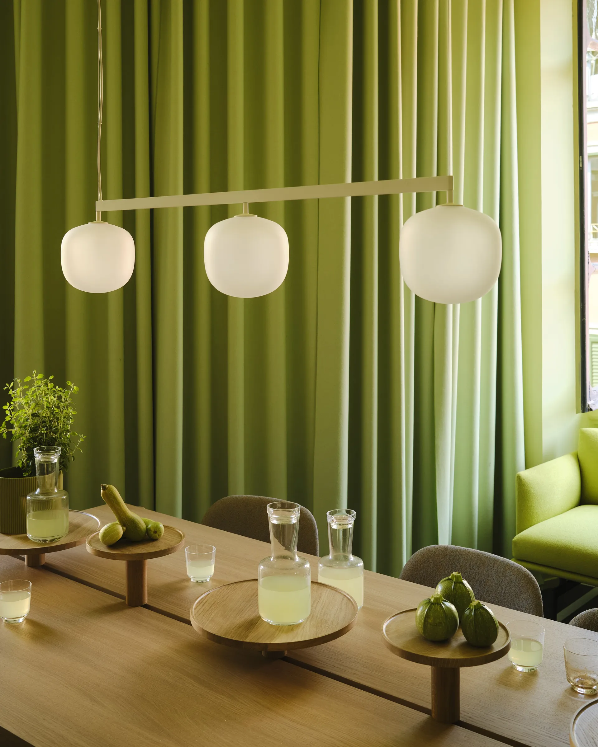 라임 레일 펜던트 조명, White Muuto | 무토