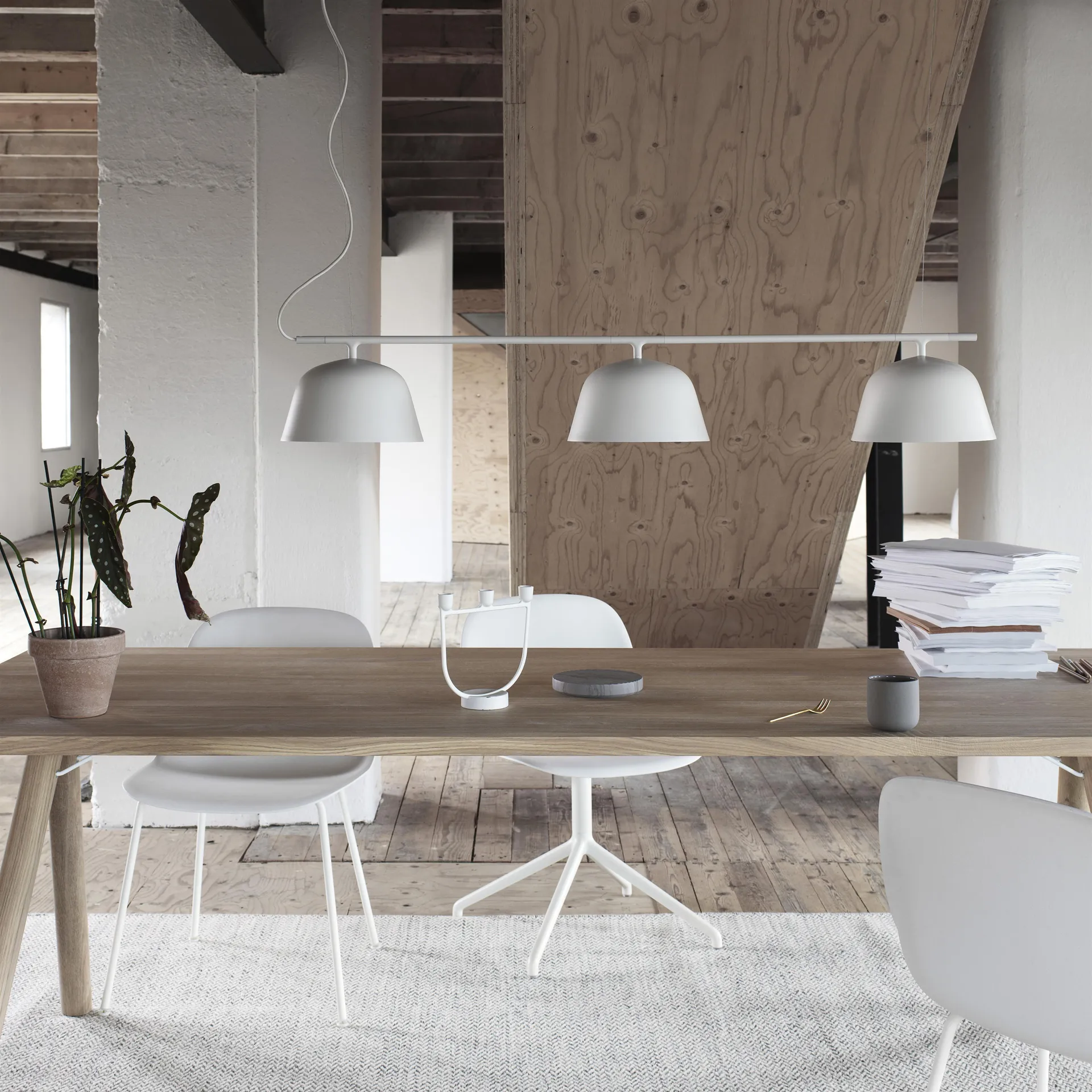 앰빗 레일 펜던트 조명, white Muuto | 무토