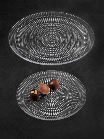 에스노 플레이트 - 2-pack, crystal glass, Ø32 cm - Nachtmann | 나흐트만