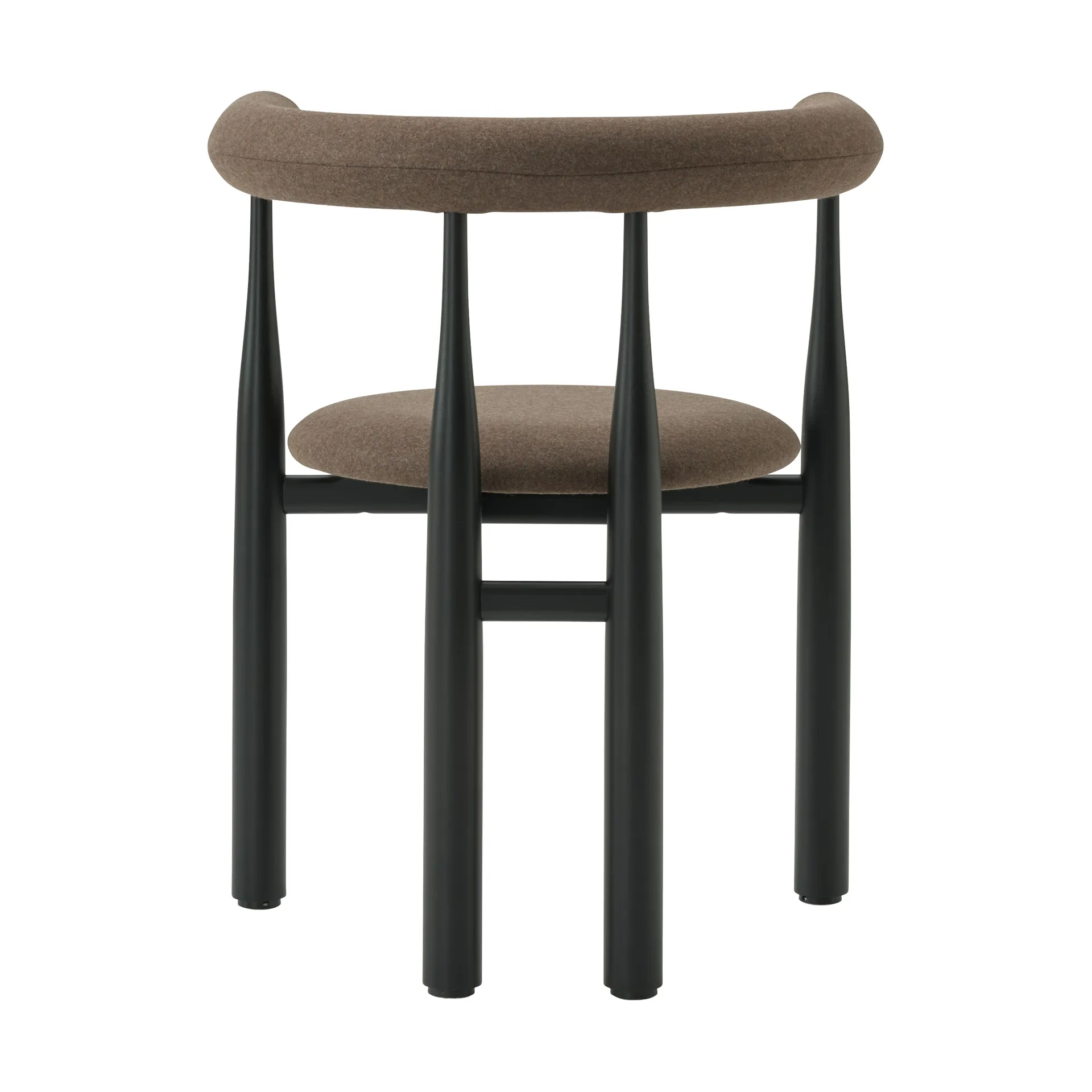 부코브스키 업홀스터드 암체어, Black, Wooly Plus 1008 New Works | 뉴웍스