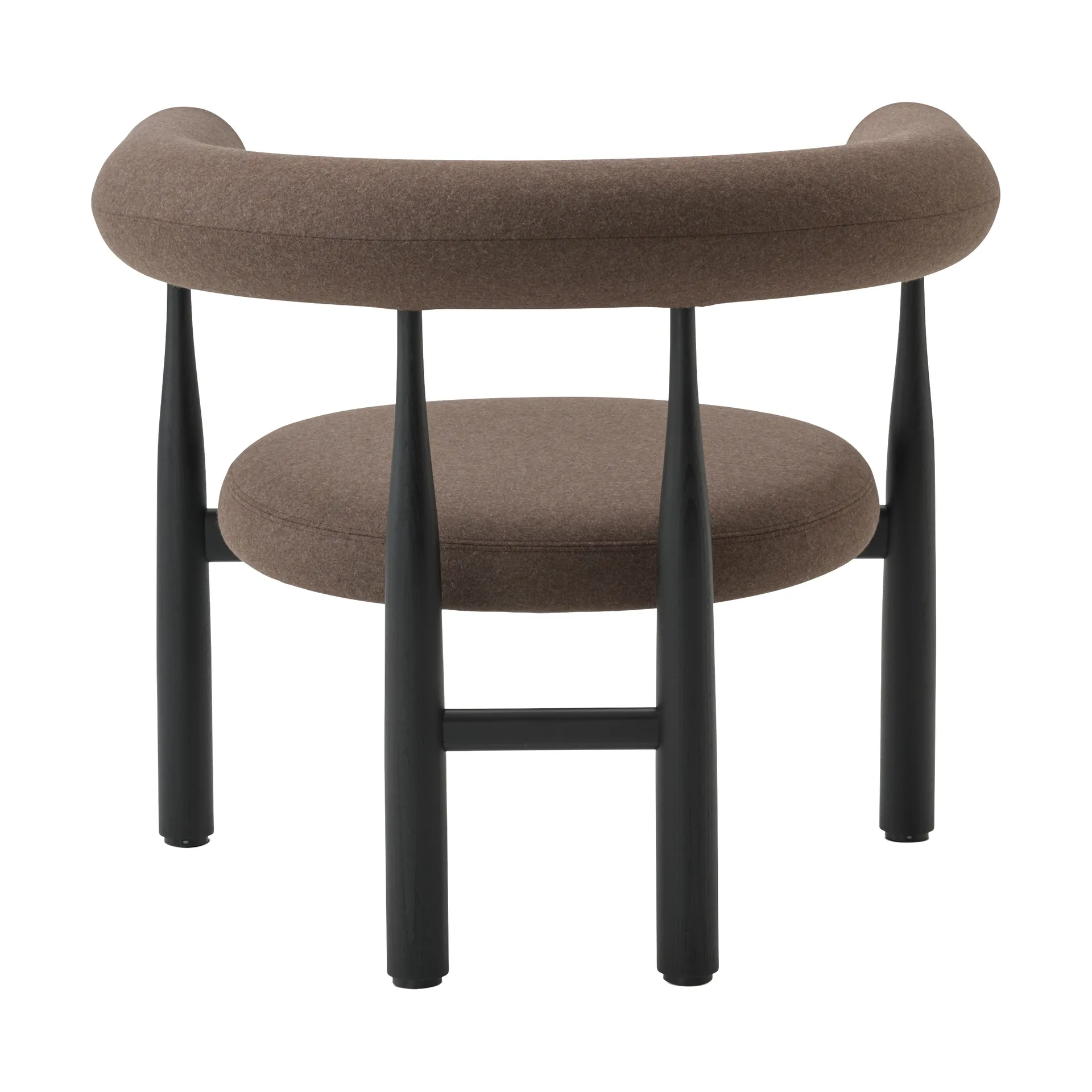 부코브스키 라운지 체어, Black, Wooly Plus 1008 New Works | 뉴웍스