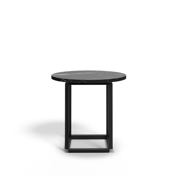Florence 사이드 테이블, Black marquina marble. ø50 cm. black stand New Works | 뉴웍스