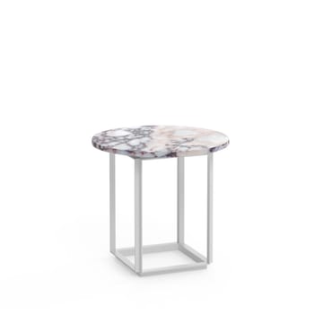 Florence 사이드 테이블 - White viola marble. ø50 cm. white stand - New Works | 뉴웍스