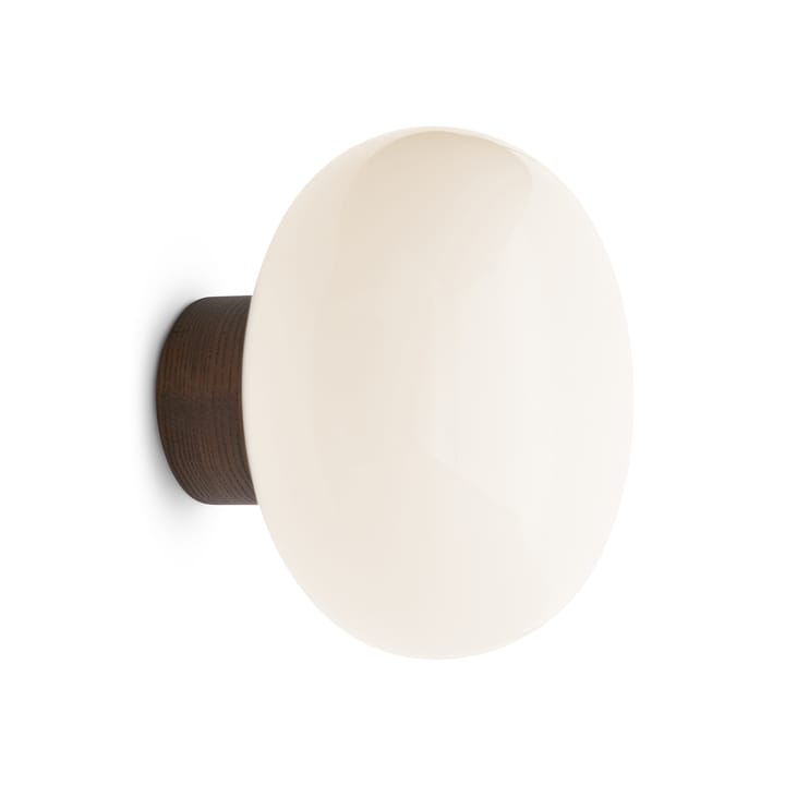 Karl-Johan 벽 조명 - Smoked oak-white opal glass - New Works | 뉴웍스