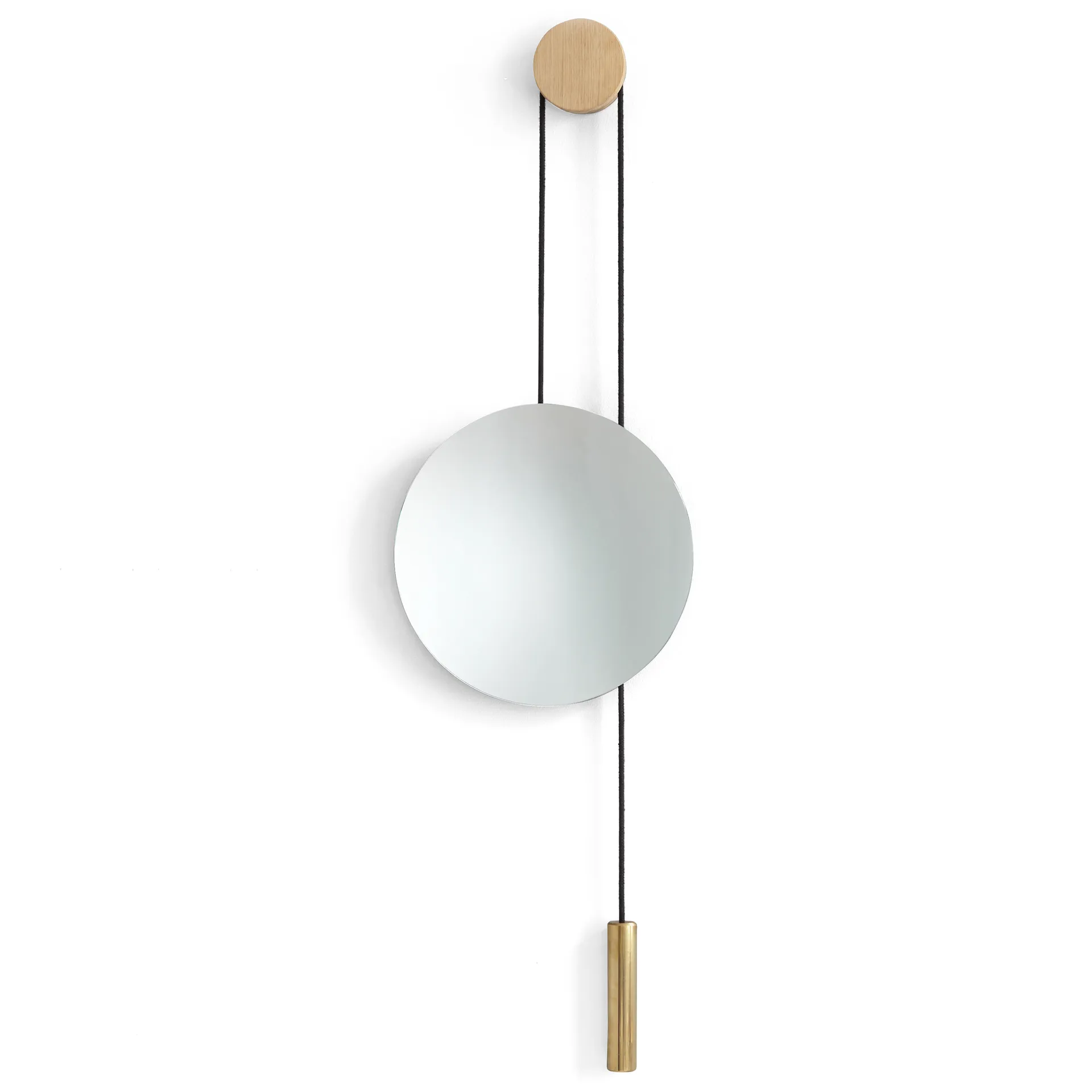 라이즈 앤 샤인 거울, Natural oak-brass weight New Works | 뉴웍스