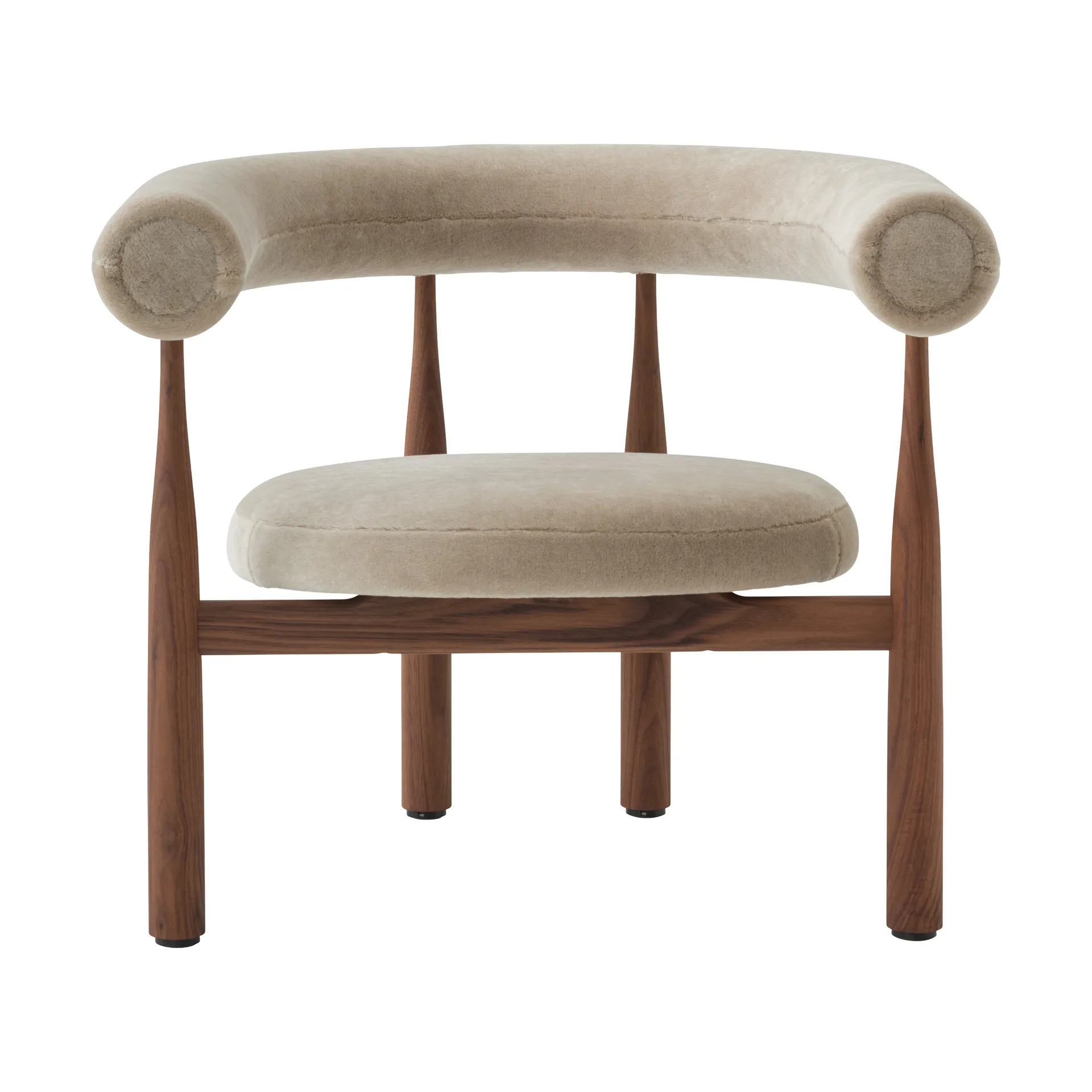 부코브스키 라운지 체어, Walnut, Rest 23 New Works | 뉴웍스
