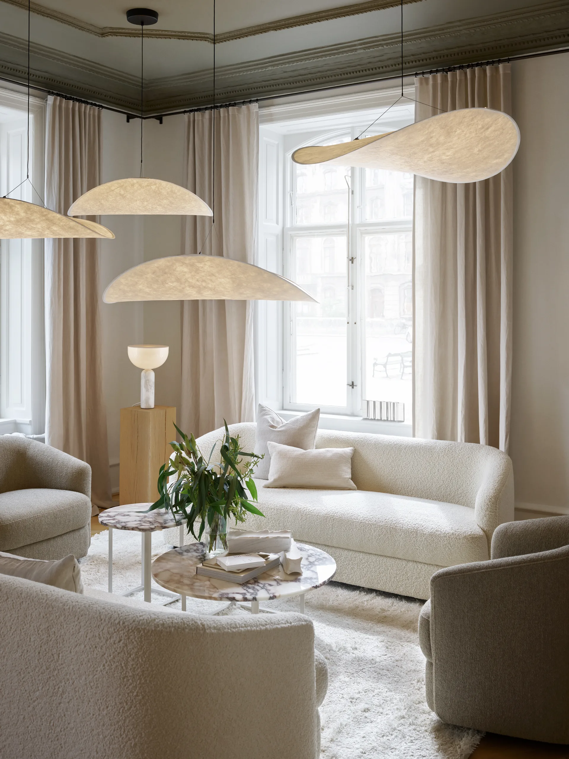 텐스 펜던트 조명, White 90cm New Works | 뉴웍스