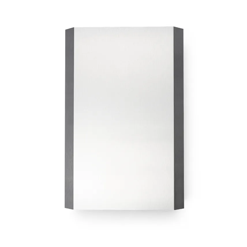 Nichba 휴지통, 브러시드 스테인리스 스틸, 48 L Nichba