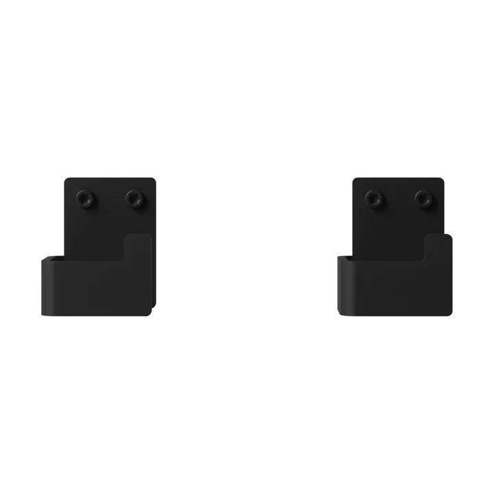 Nichba 타월 훅 - Black, 2-pack - Nichba