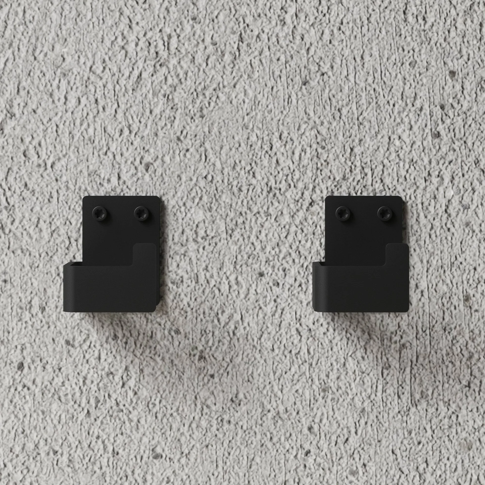 Nichba 타월 훅, Black, 2-pack Nichba