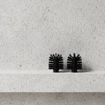 Nichba 변기 브러시 헤드 - Black, 2-pack - Nichba