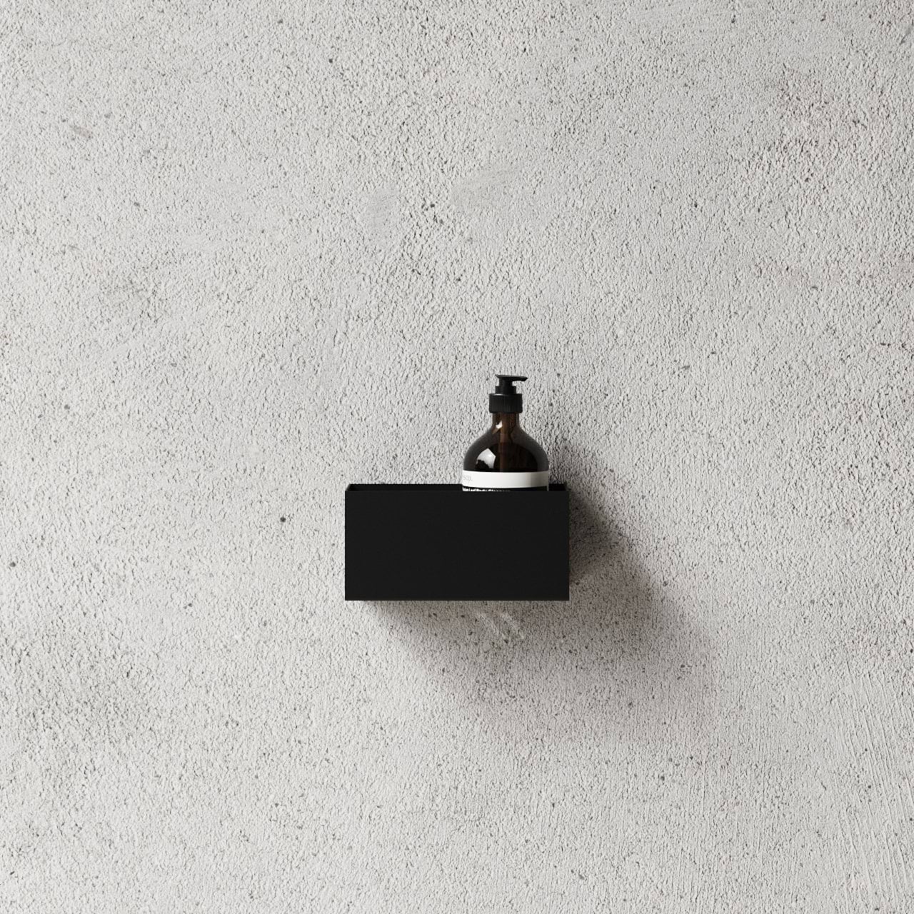 Nichba 샤워 선반, Black, 20 cm Nichba