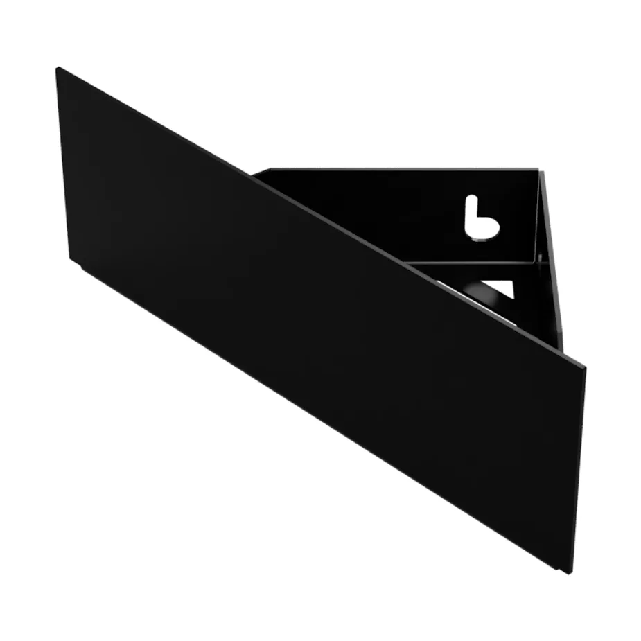 Nichba 샤워 선반, Black, corner Nichba