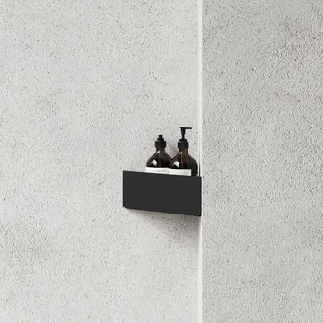 Nichba 샤워 선반 - Black, corner - Nichba