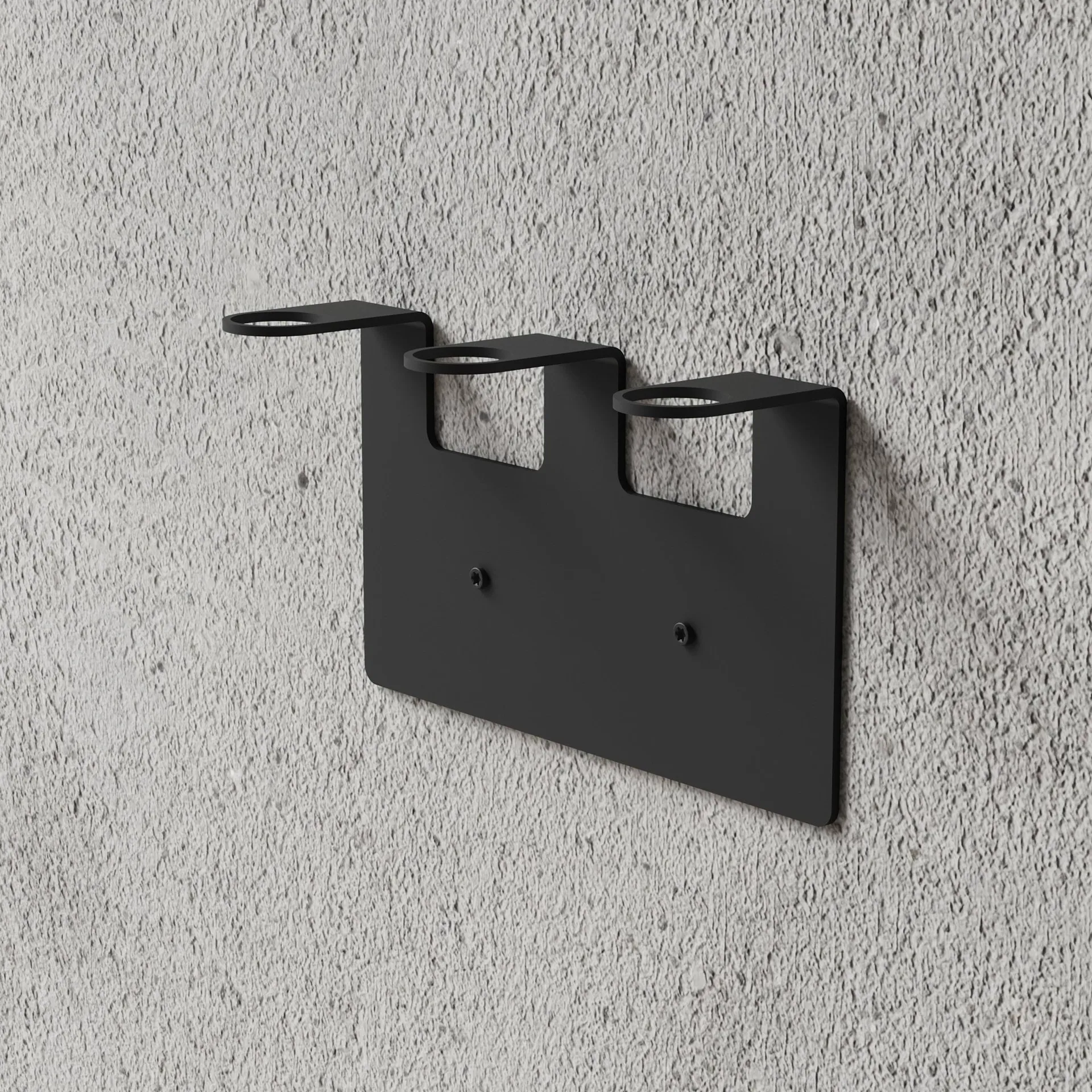 Nichba 비누 홀더, Black, triple Nichba