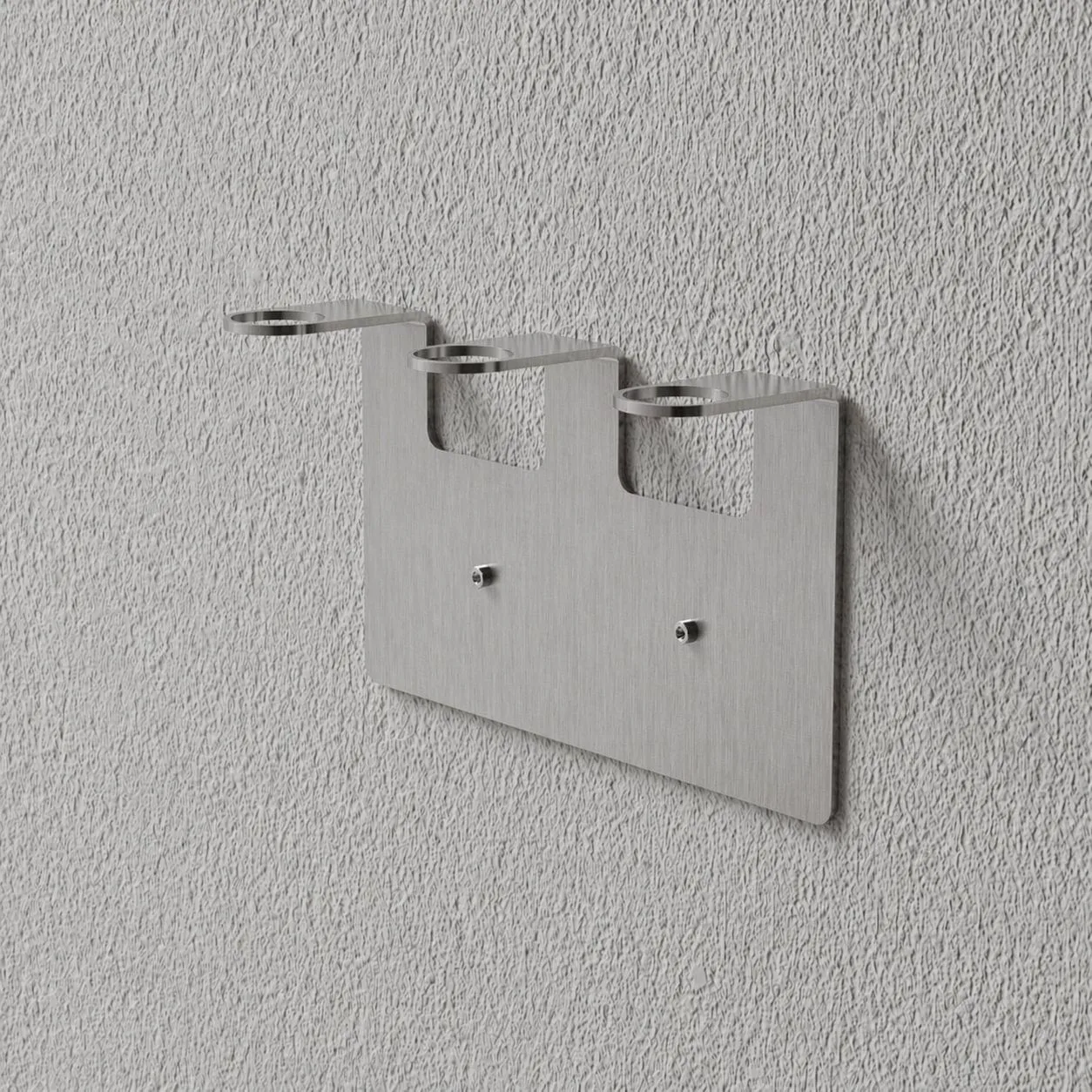 Nichba 비누 홀더, Brushed stainless steel, triple Nichba