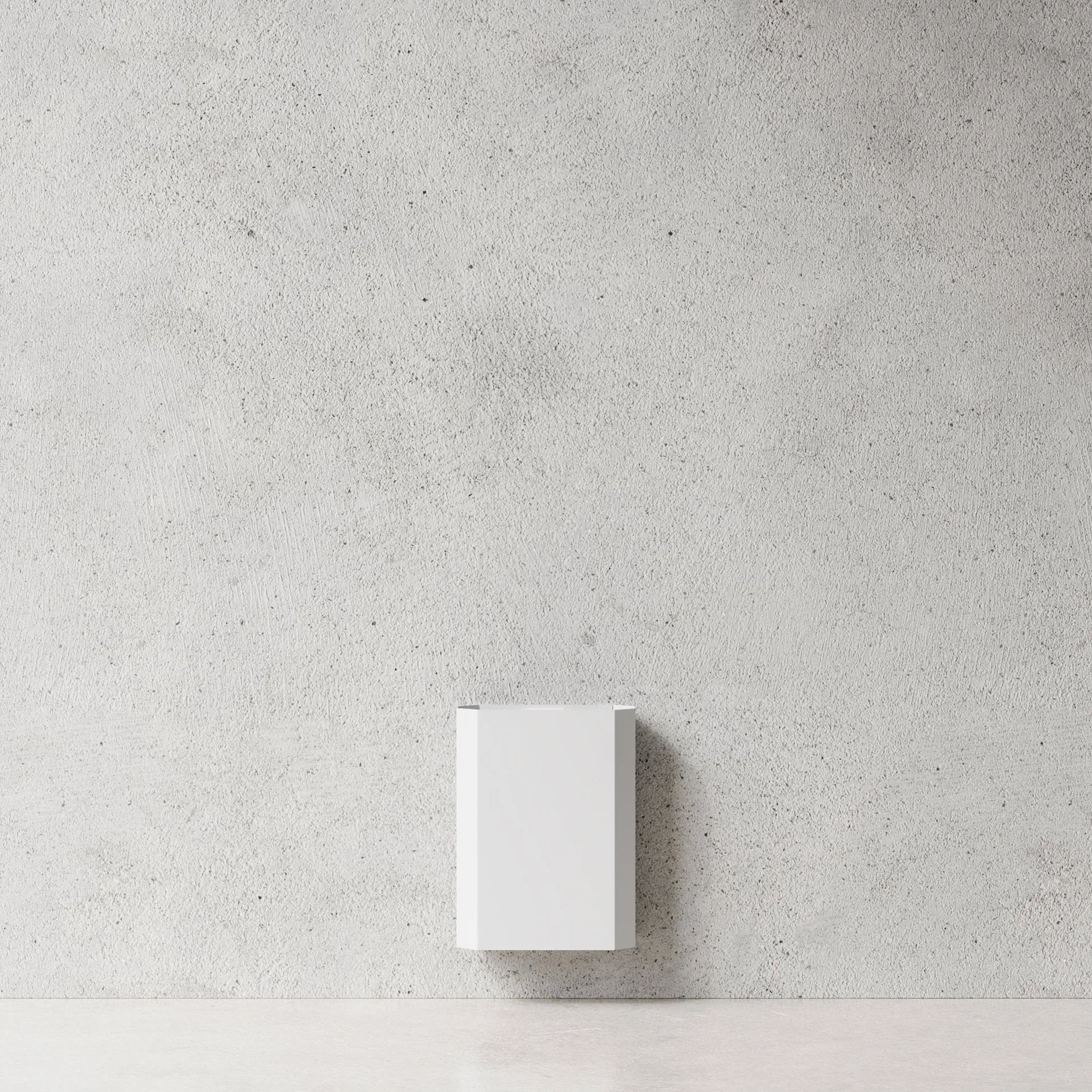 Nichba 휴지통, White, 12 L Nichba
