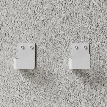 Nichba 타월 훅 - White, 2-pack - Nichba