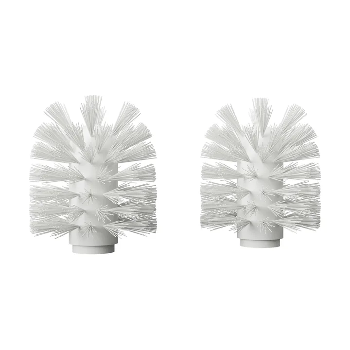 Nichba 변기 브러시 헤드 - White, 2-pack - Nichba