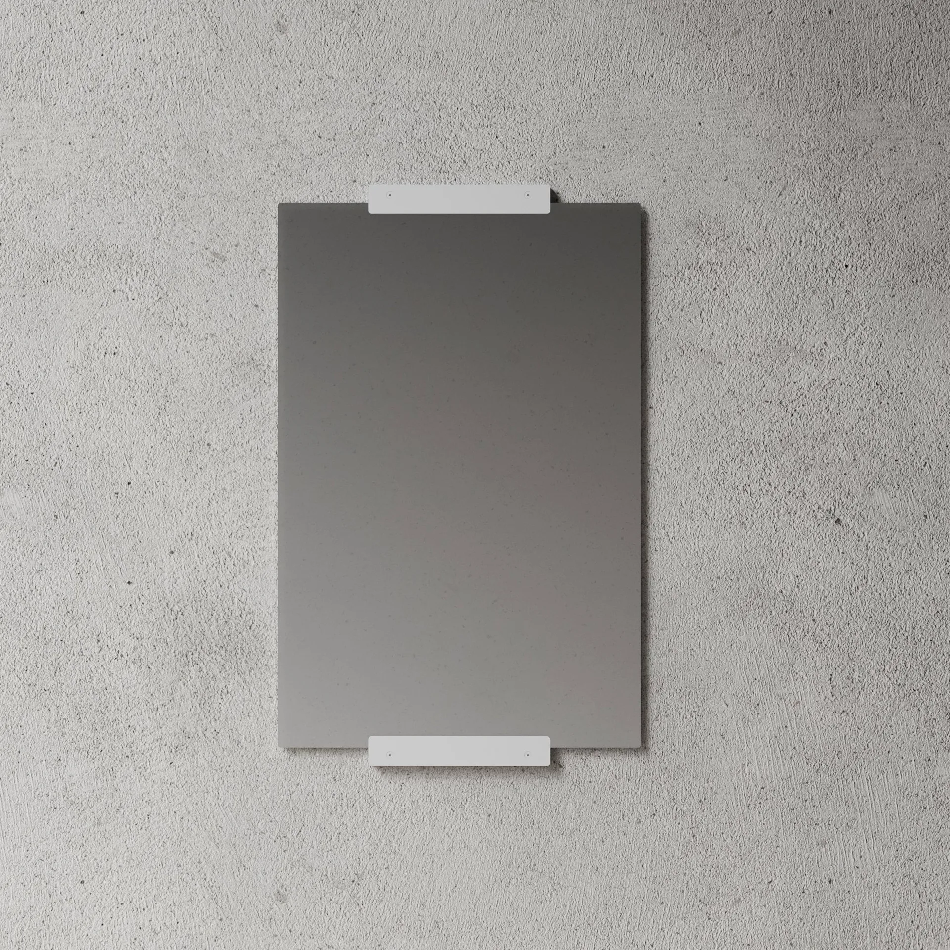 Nichba 벽 거울, White, 70x50 cm Nichba