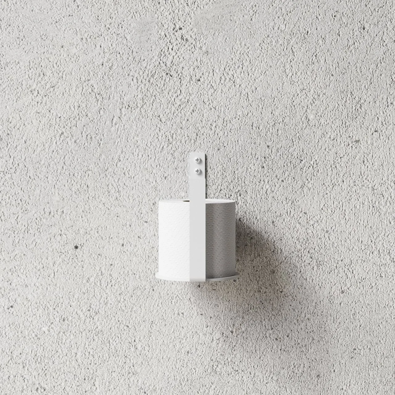 Nichba 화장지 홀더 추가, White Nichba