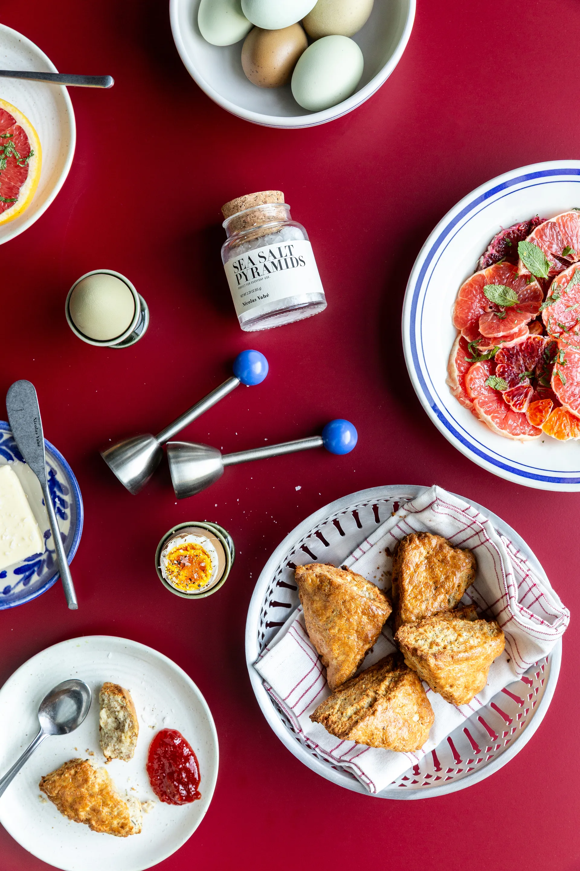 Nicolas Vahé 빵 바구니 2개 세트, Antique silver finish Nicolas Vahé | 니콜라스 바헤