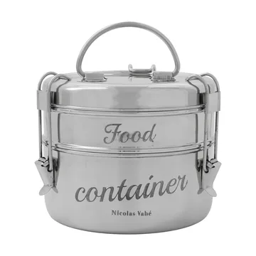 Nicolas Vahé 런치박스 2개 세트 - Silver finish, Ø18 cm - Nicolas Vahé | 니콜라스 바헤