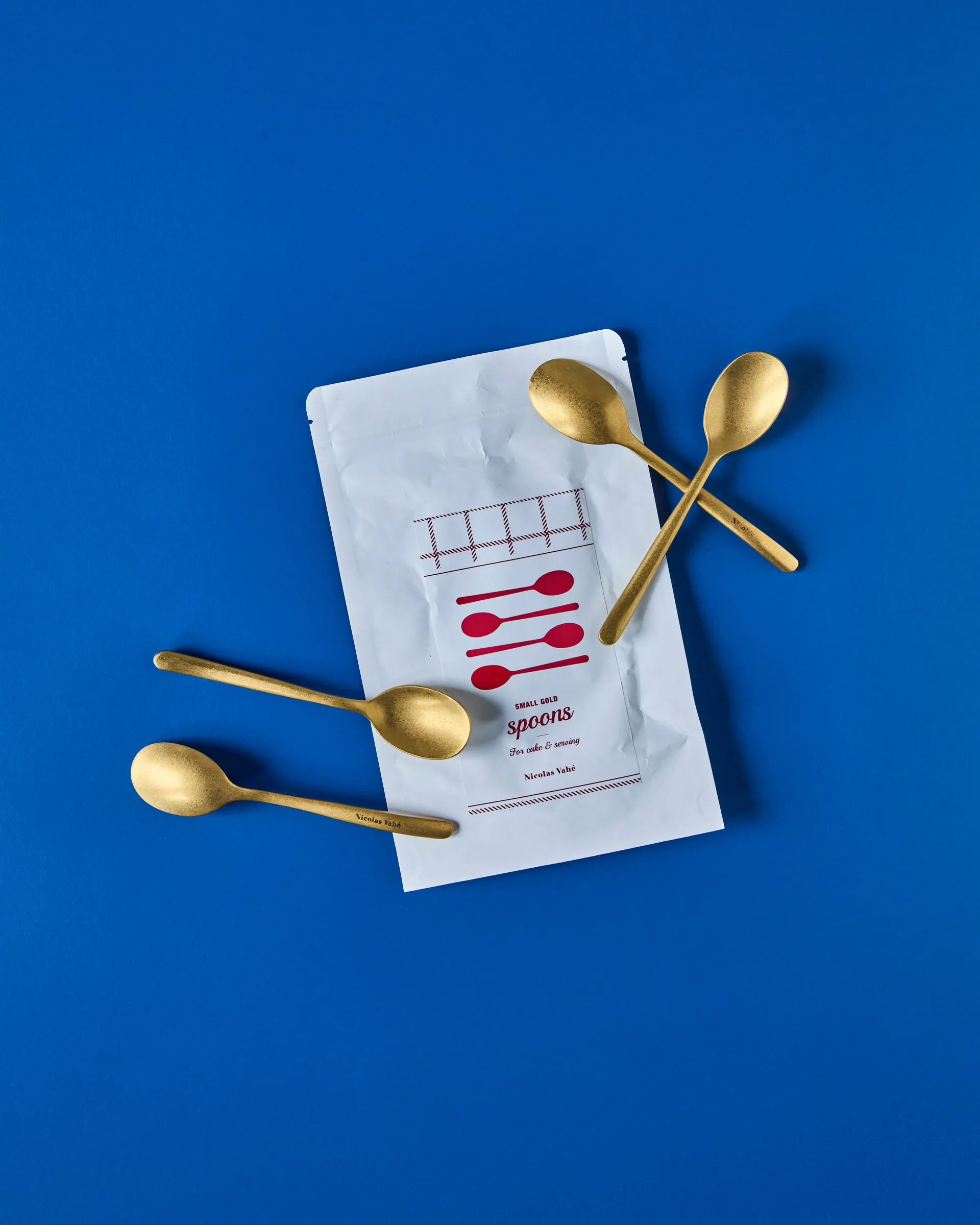 Nicolas Vahé 티스푼 4개 세트, Antique gold finish Nicolas Vahé | 니콜라스 바헤