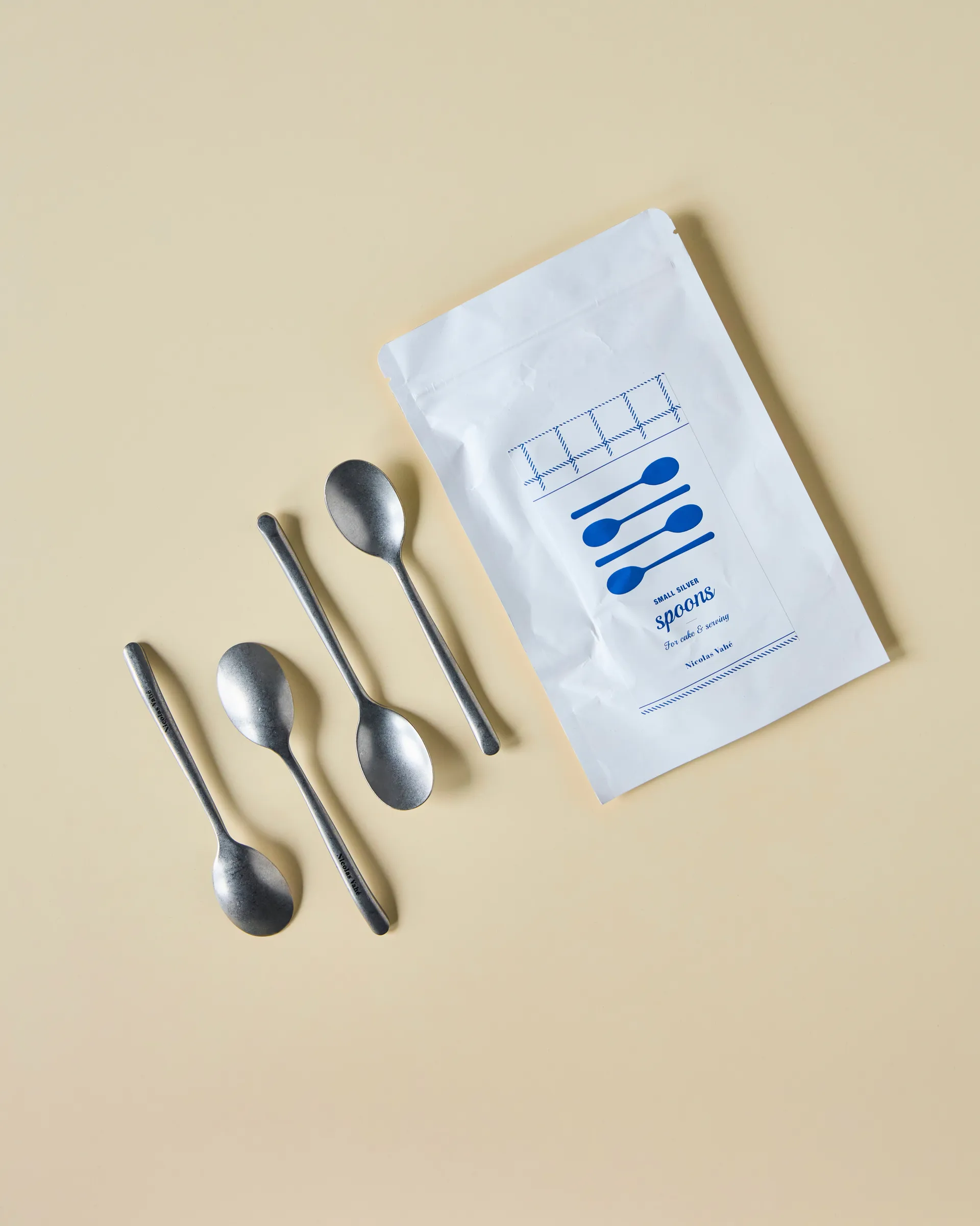 Nicolas Vahé 티스푼 4개 세트, Antique silver finish Nicolas Vahé | 니콜라스 바헤