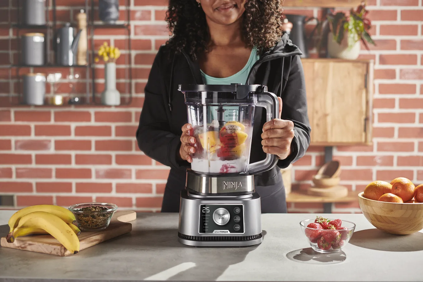 Ninja Foodi CB350 3-in-1 Power Nutri 블렌더, Stainless steel Ninja | 닌자