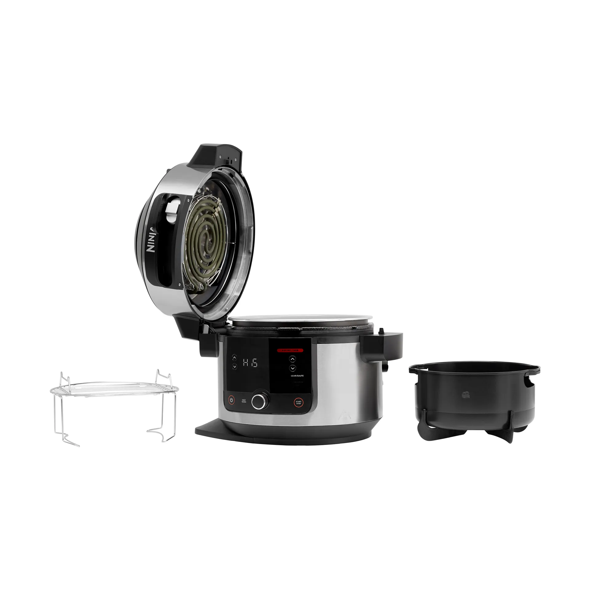 Ninja Foodi OL550 11-in-1 원뚜껑 멀티쿠커 6L, Stainless steel Ninja | 닌자