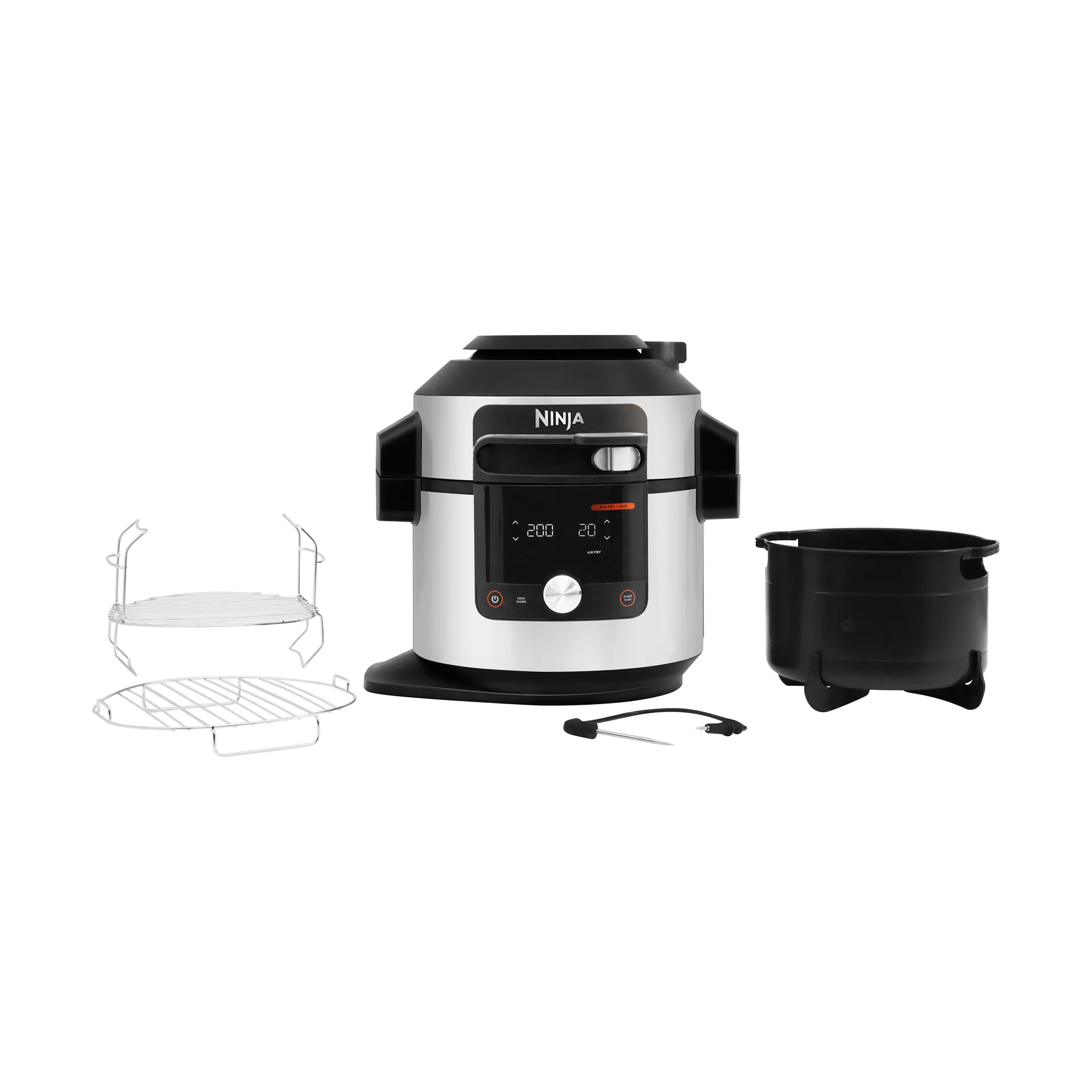 Ninja Foodi OL750 14-in-1 원뚜껑 멀티쿠커 7.5L, Stainless steel Ninja | 닌자