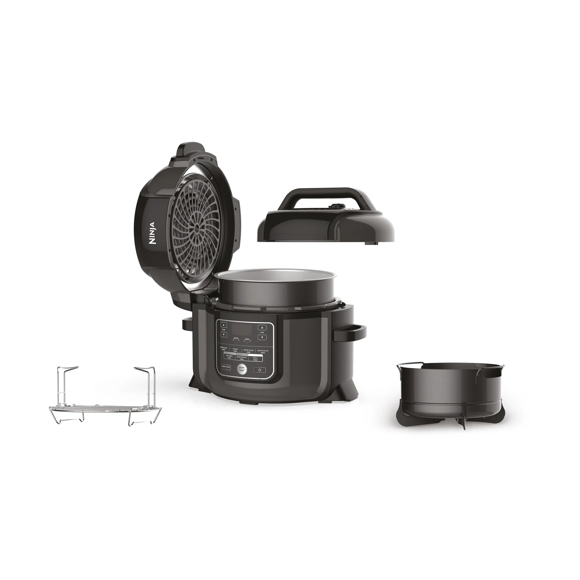 Ninja Foodi OP300 7-in-1 멀티쿠커 6L, Black Ninja | 닌자