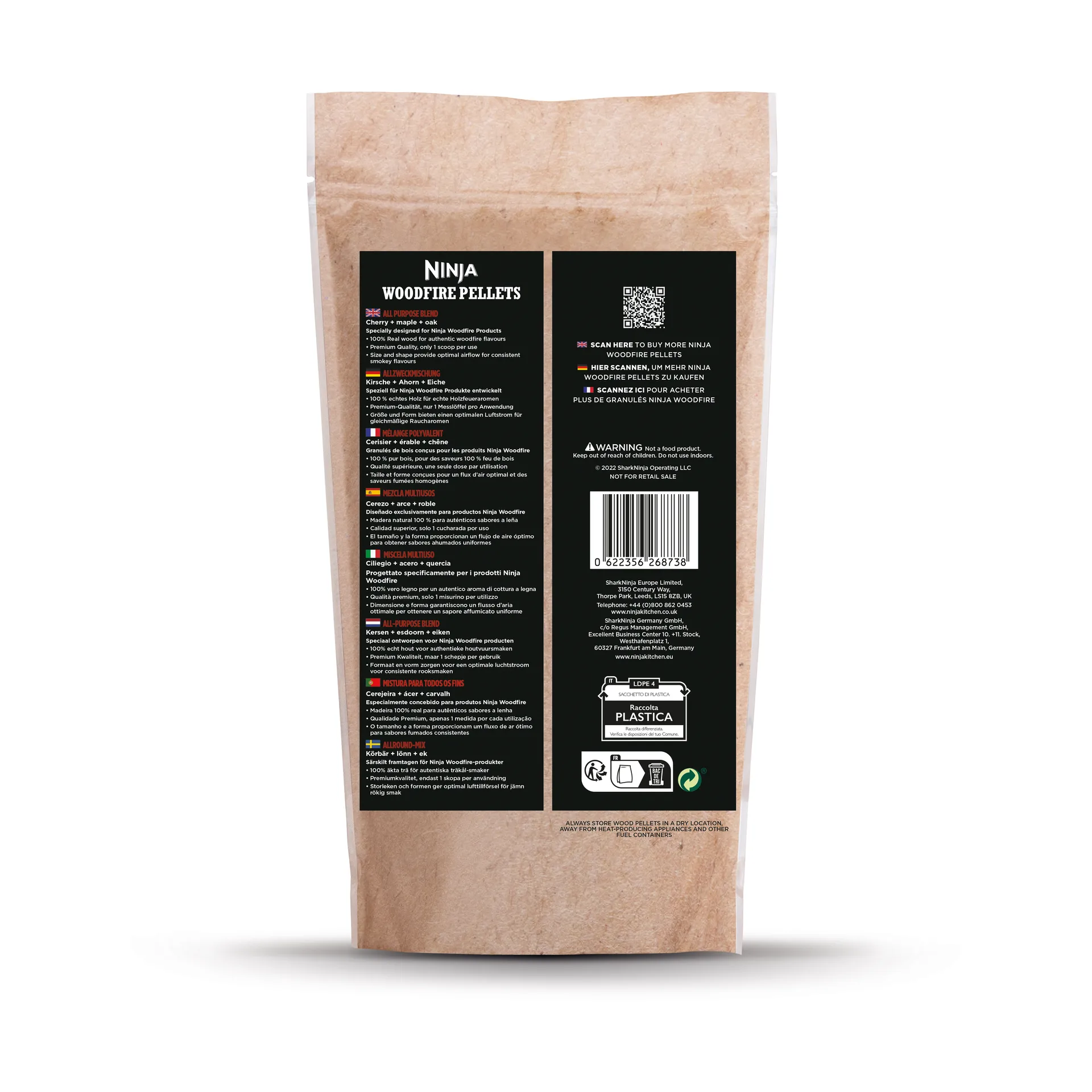 Ninja Woodfire 펠릿 다목적 블렌드, 900 g Ninja | 닌자