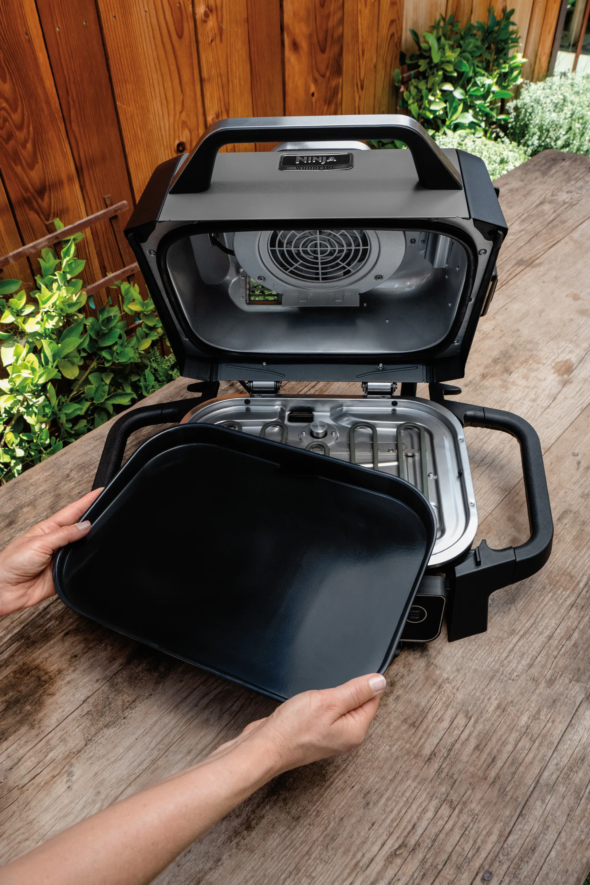 Ninja Woodfire BBQ 플레이트 28x37cm, Black Ninja | 닌자