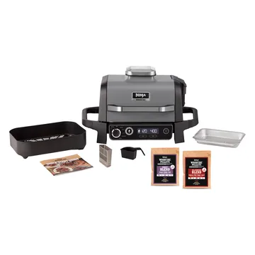 Ninja Woodfire OG701 7-in-1 전기 그릴 46x46cm - Black - Ninja | 닌자
