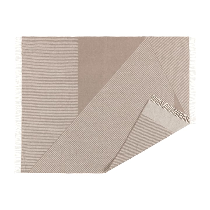 스트라이프 울 스로우 130x185 cm, Beige NJRD | 니오르