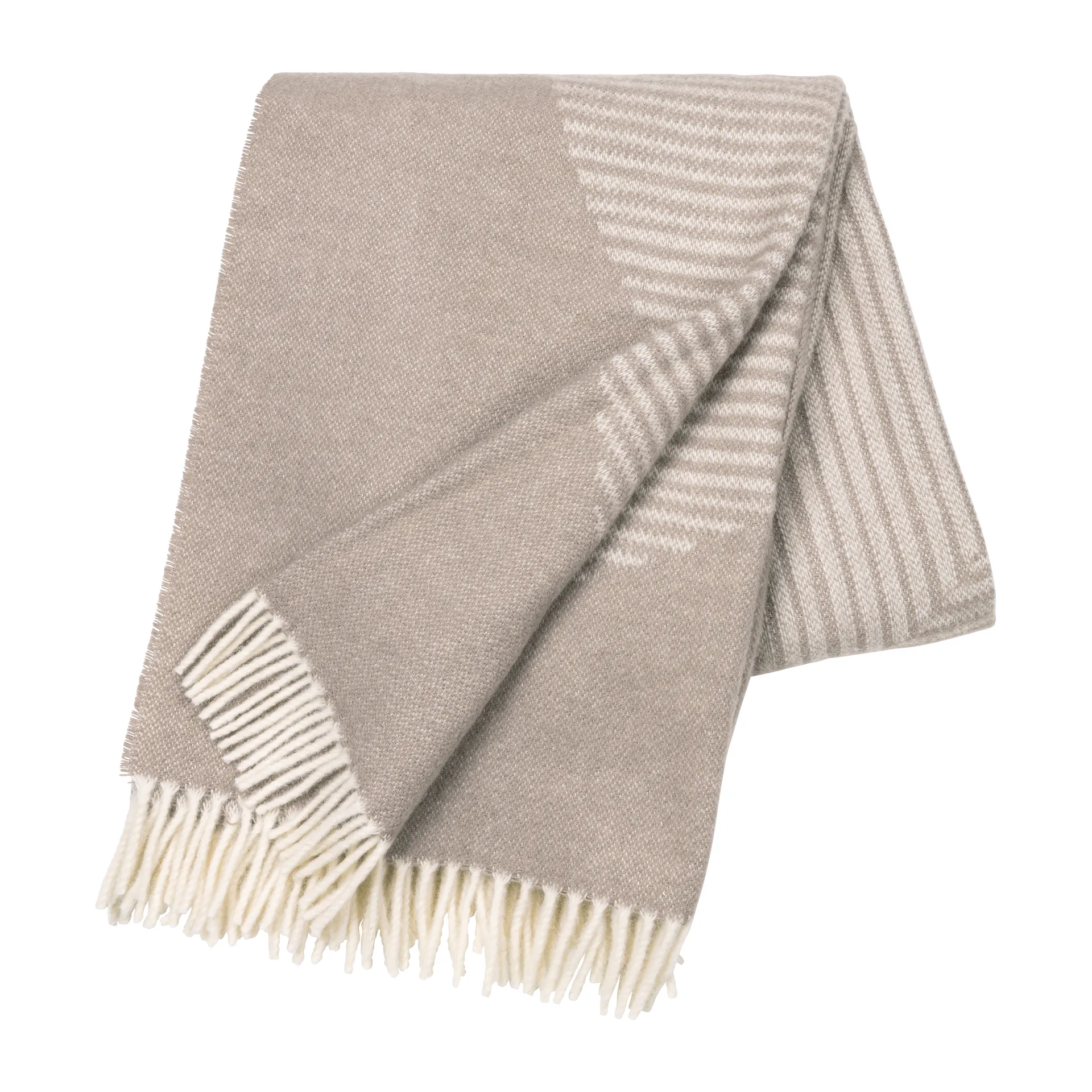 써클 울 스로우 130x185 cm, Beige NJRD | 니오르