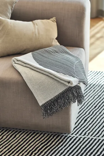 써클 코튼 스로우 130x185 cm - black - NJRD | 니오르