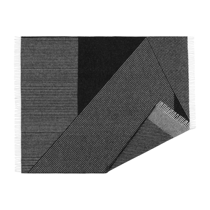 스트라이프 울 스로우 130x185 cm, Black NJRD | 니오르