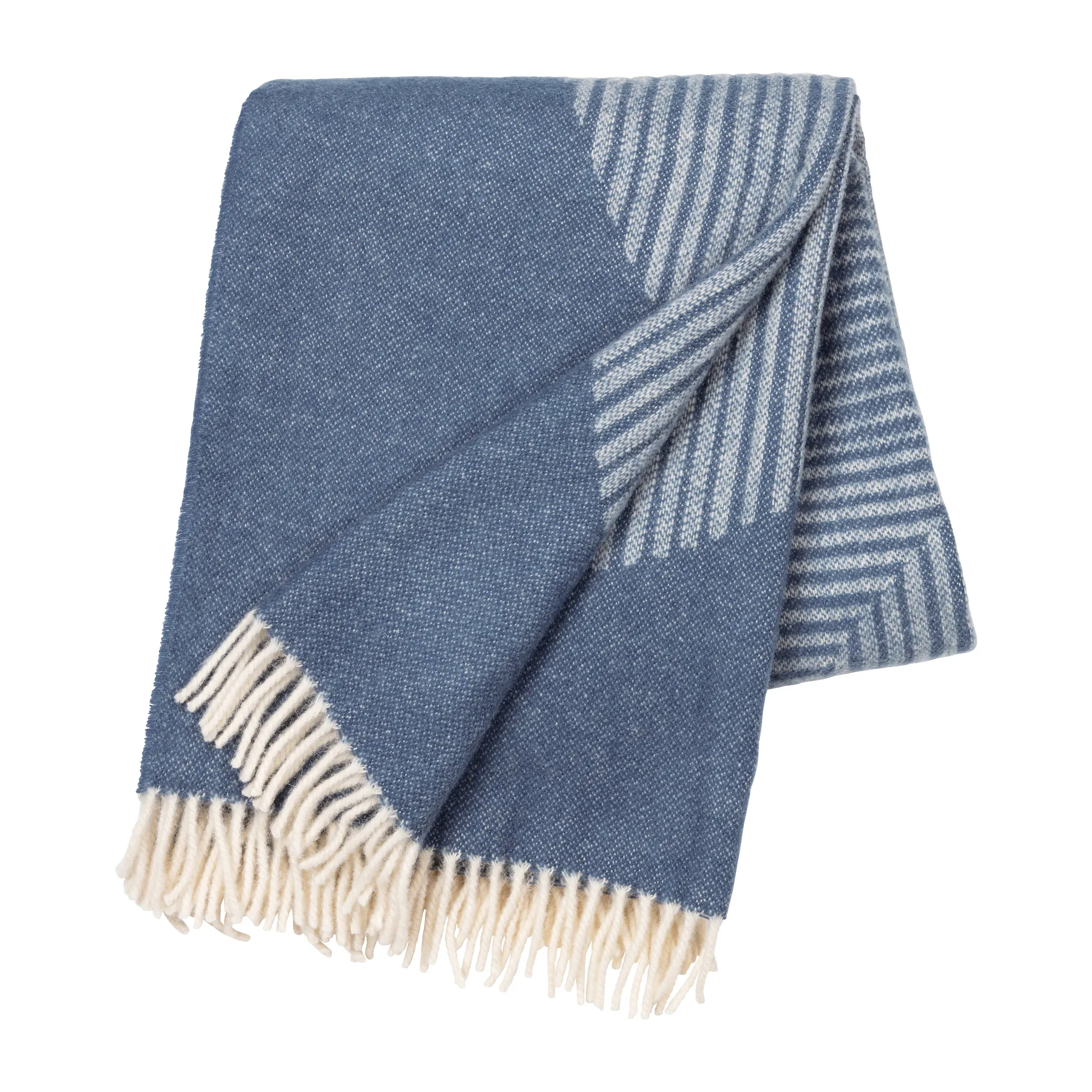 써클 울 스로우 130x185 cm, Blue NJRD | 니오르