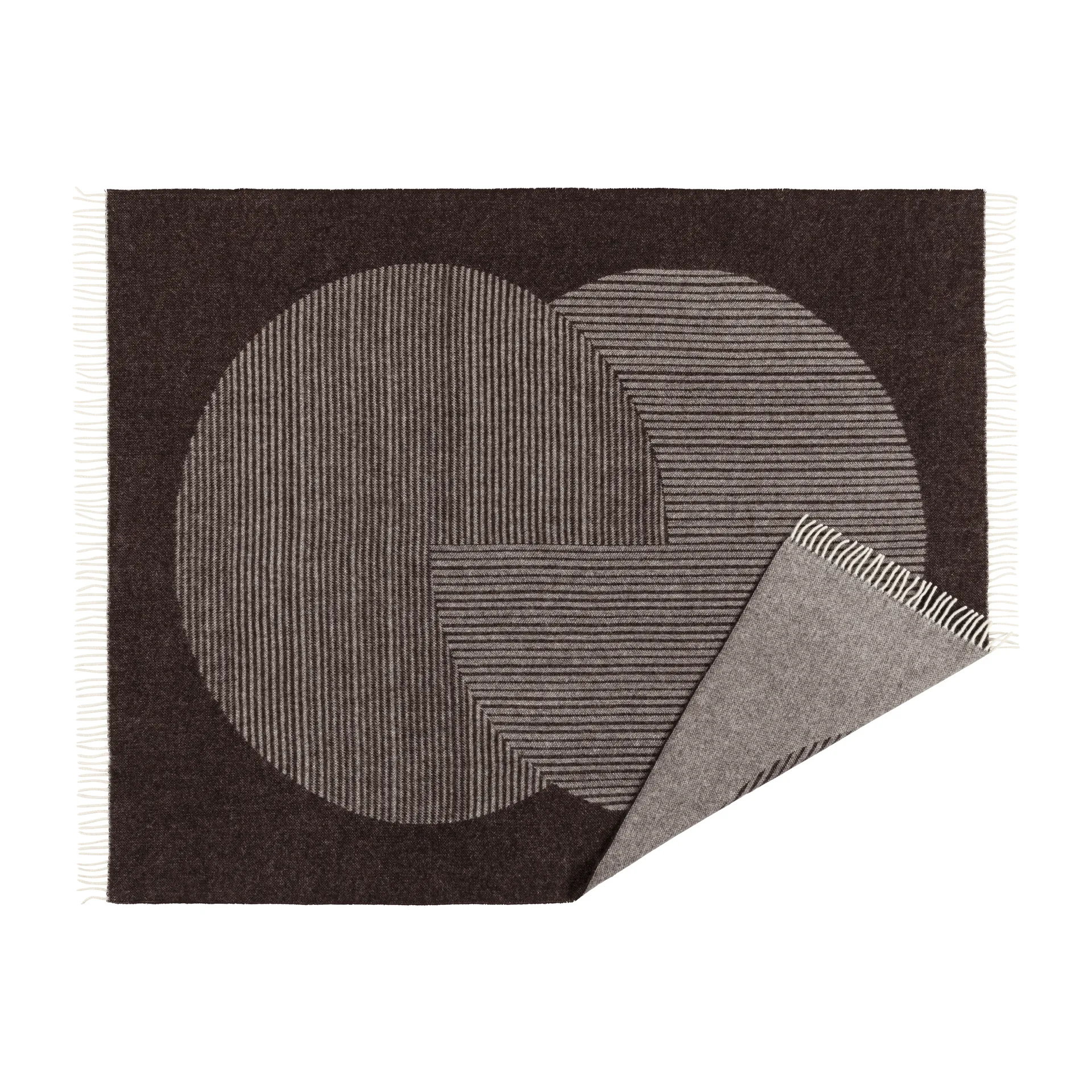 써클 울 스로우 130x185 cm, Brown NJRD | 니오르