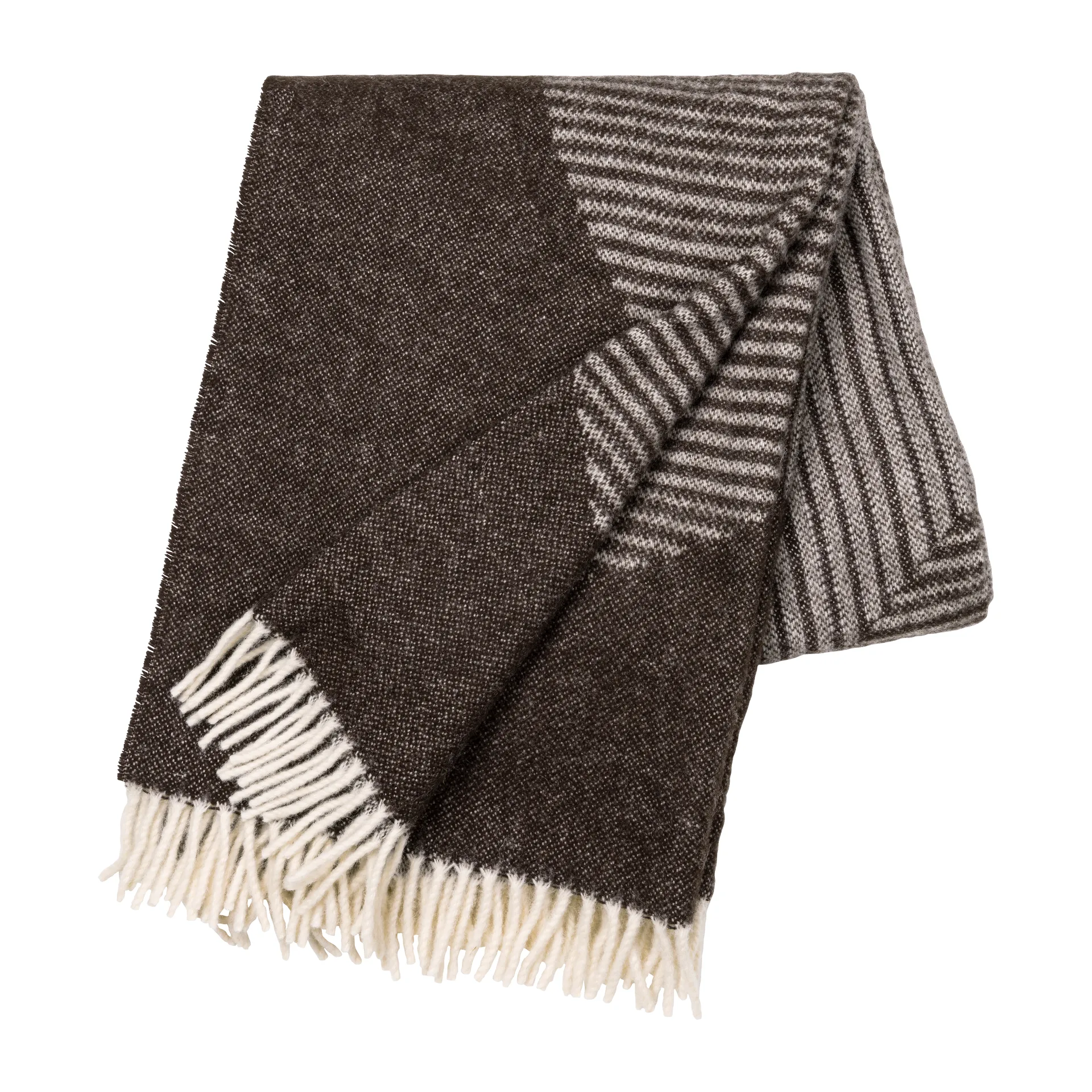 써클 울 스로우 130x185 cm, Brown NJRD | 니오르