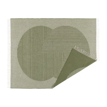 써클 울 스로우 130x185 cm - Green - NJRD | 니오르