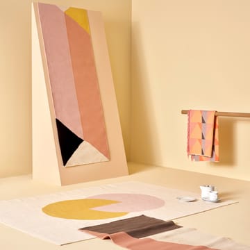 메트릭 코튼 스로우 130x185 cm - pink - NJRD | 니오르