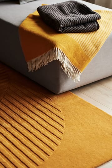 써클 울 스로우 130x185 cm - Yellow - NJRD | 니오르
